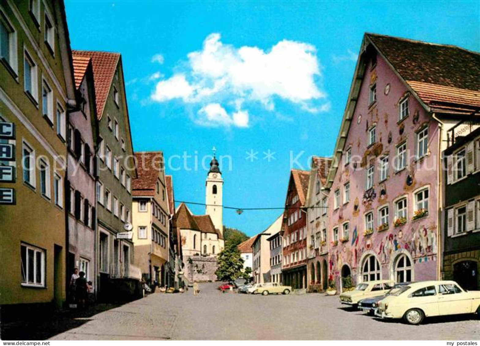 72679752 Horb Neckar Stiftskirche Und Rathaus Horb Am Neckar - Horb