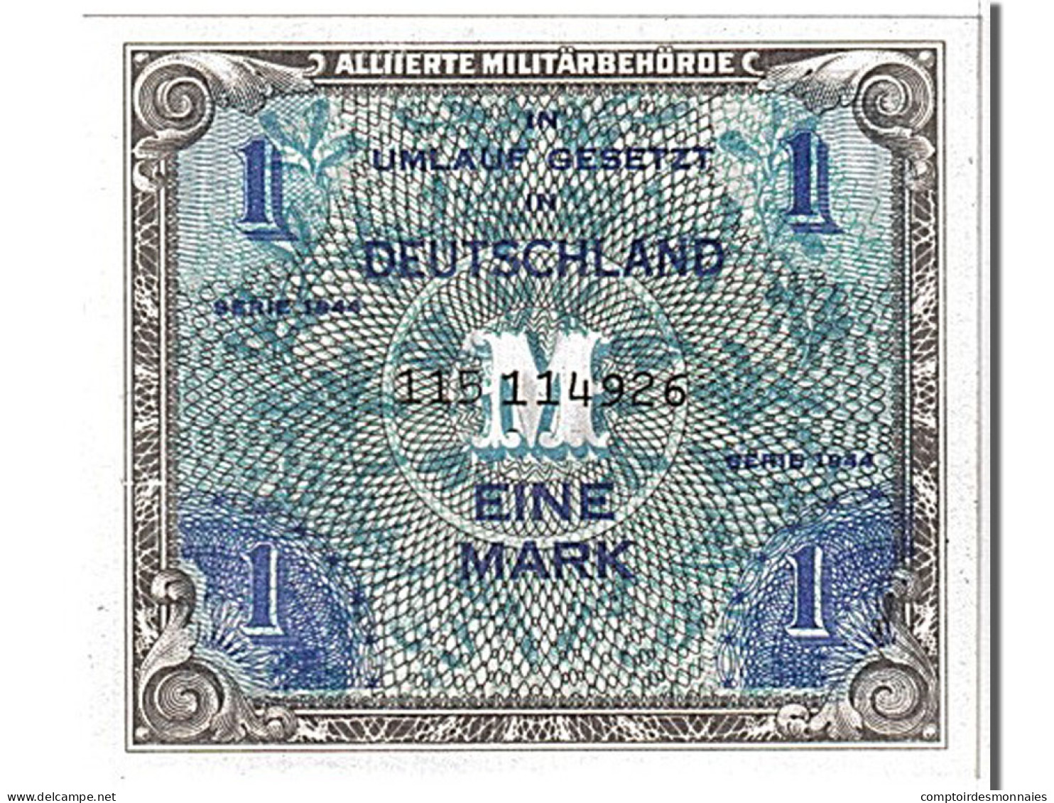 Billet, Allemagne, 1 Mark, 1944, NEUF - 1 Mark