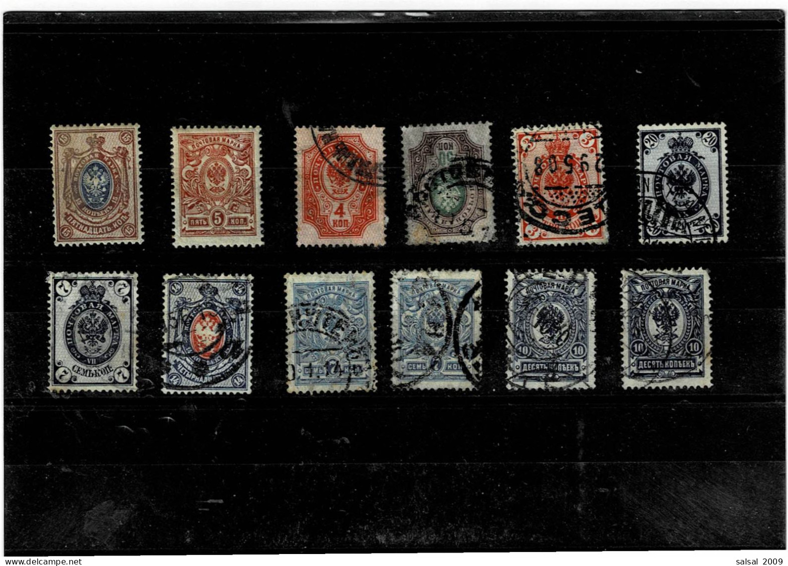 RUSSIA ,2 Pezzi MNH + 10 Pezzi Usati ,qualita Buona - Used Stamps