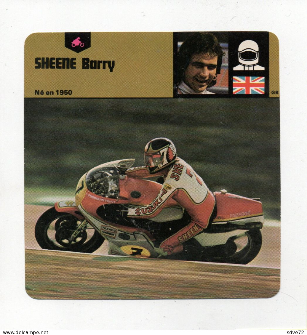 FICHE PILOTE MOTO - SHEENE BARRY - Motor Bikes