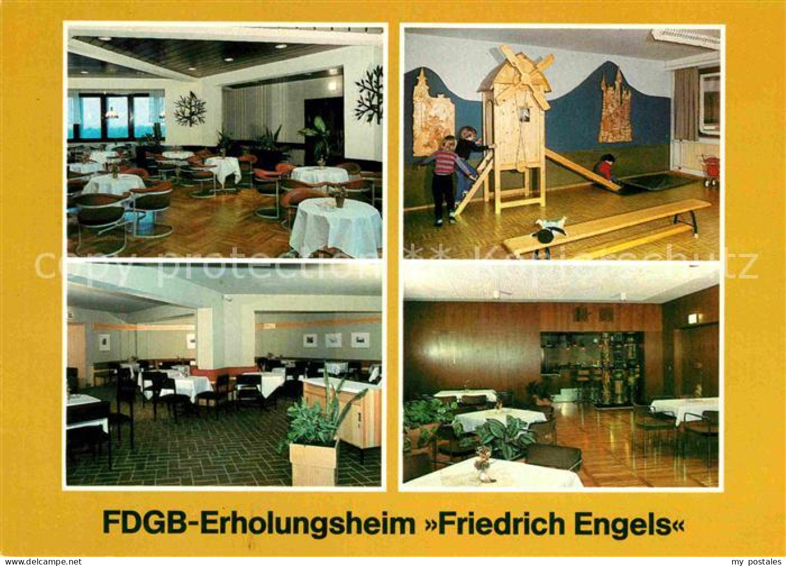 72676148 Templin FDGB Erholungsheim Friedrich Engels Dachcafe Kinderspielzimmer  - Templin