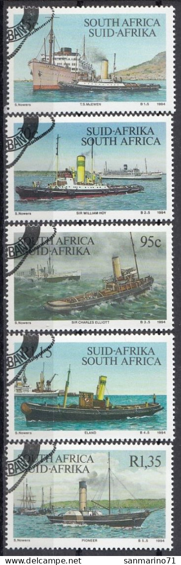 SOUTH AFRICA 930-934,used,ships - Oblitérés