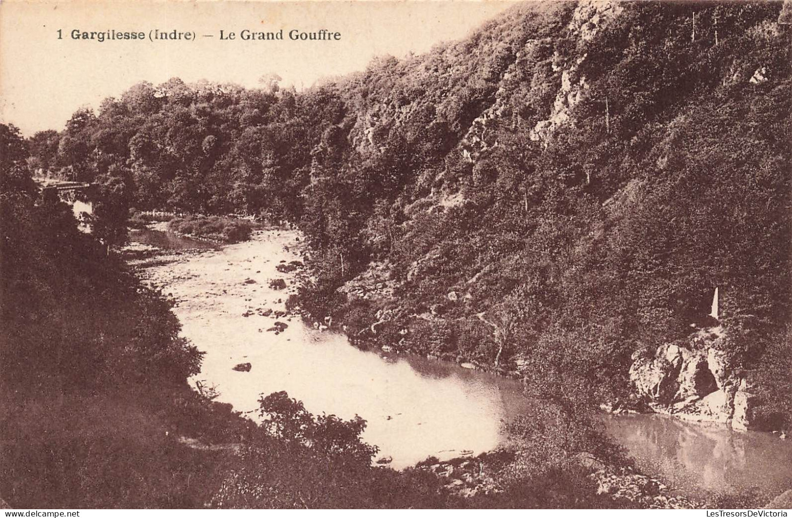 FRANCE - Gargilesse - Le Grand Gouffre - Carte Postale Ancienne - Chateauroux