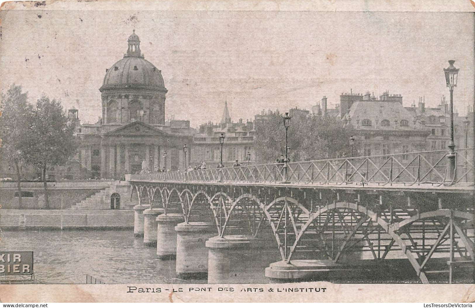 FRANCE - Paris - Vue Sur Le Pont Des Arts Et L'institut - Carte Postale Ancienne - Puentes