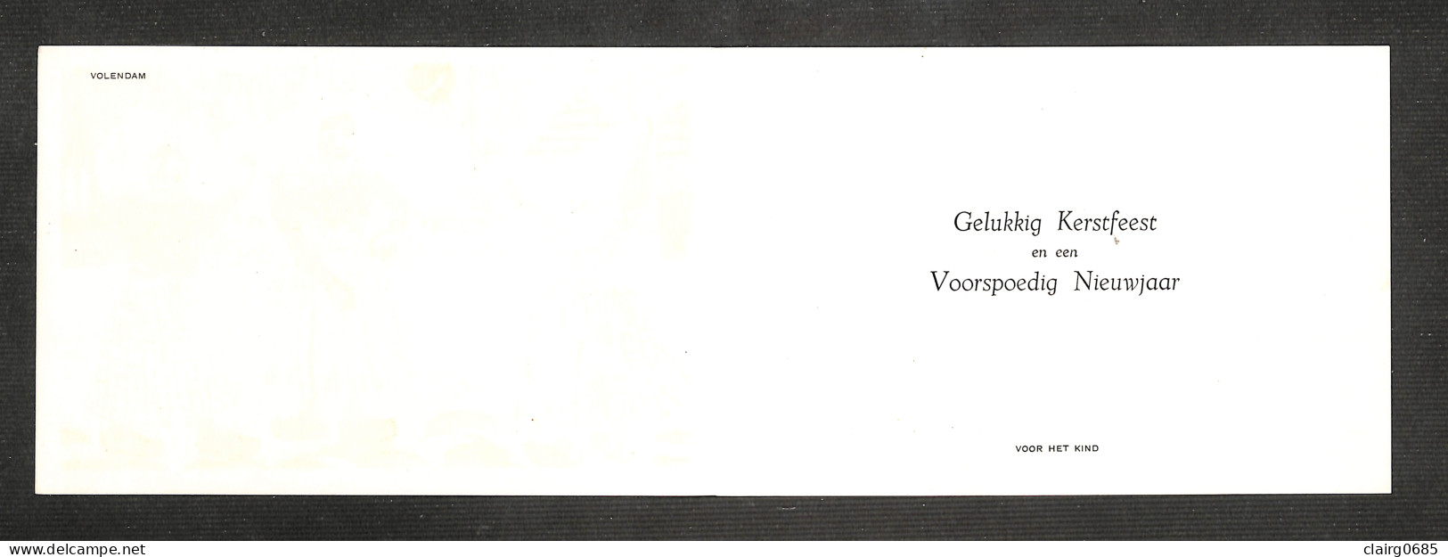 PAYS-BAS - NEDERLAND - Carte MAXIMUM 1960 - VOLENDAM - Maximum Cards