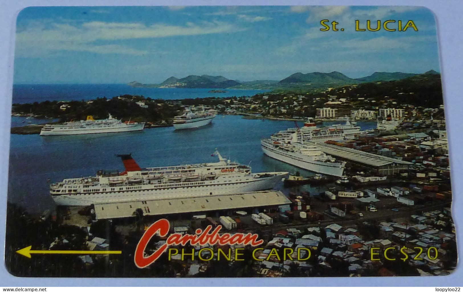 ST LUCIA - GPT - Cruiseship Harbour - Without Logo - Coded Without Control - $20 - St. Lucia