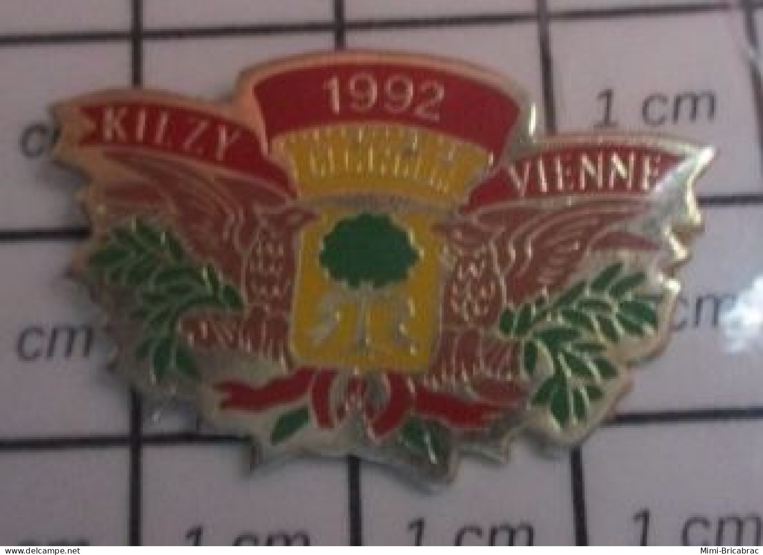 912c Pin's Pins / Beau Et Rare / SPORTS / RUGBY Association Des Anciens Joueurs Les Kilzy Vienne - Rugby