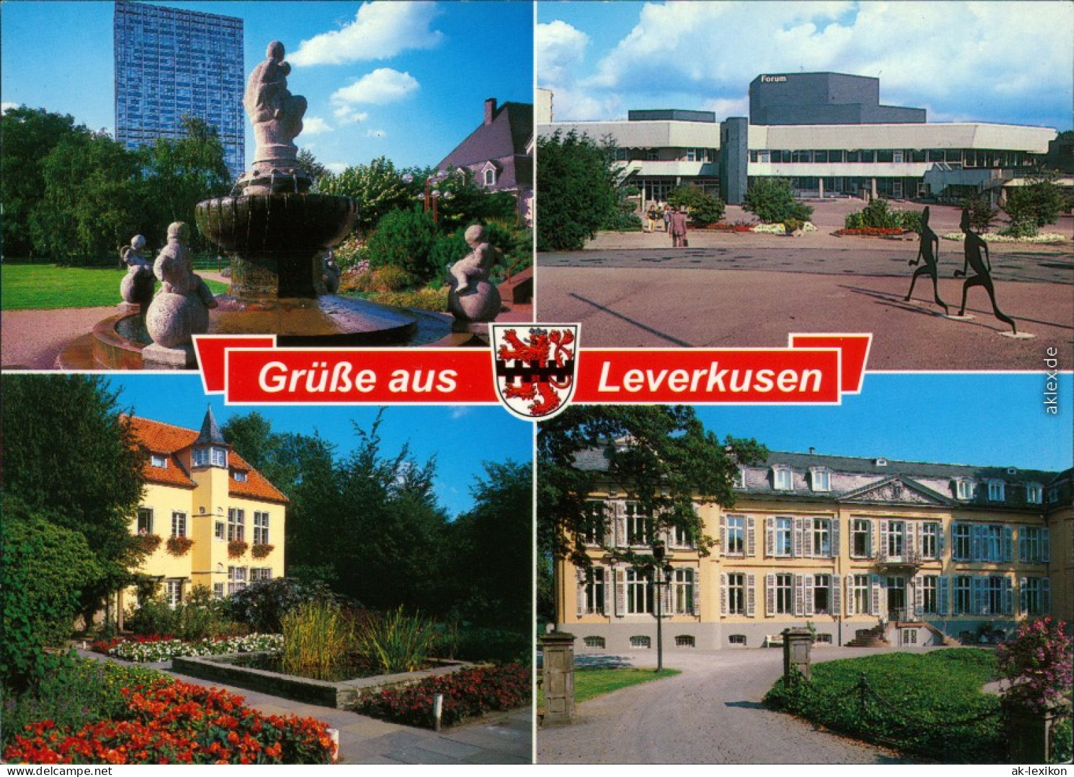 Ansichtskarte Ansichtskarte Leverkusen Stadtteilansichten 1995 - Leverkusen