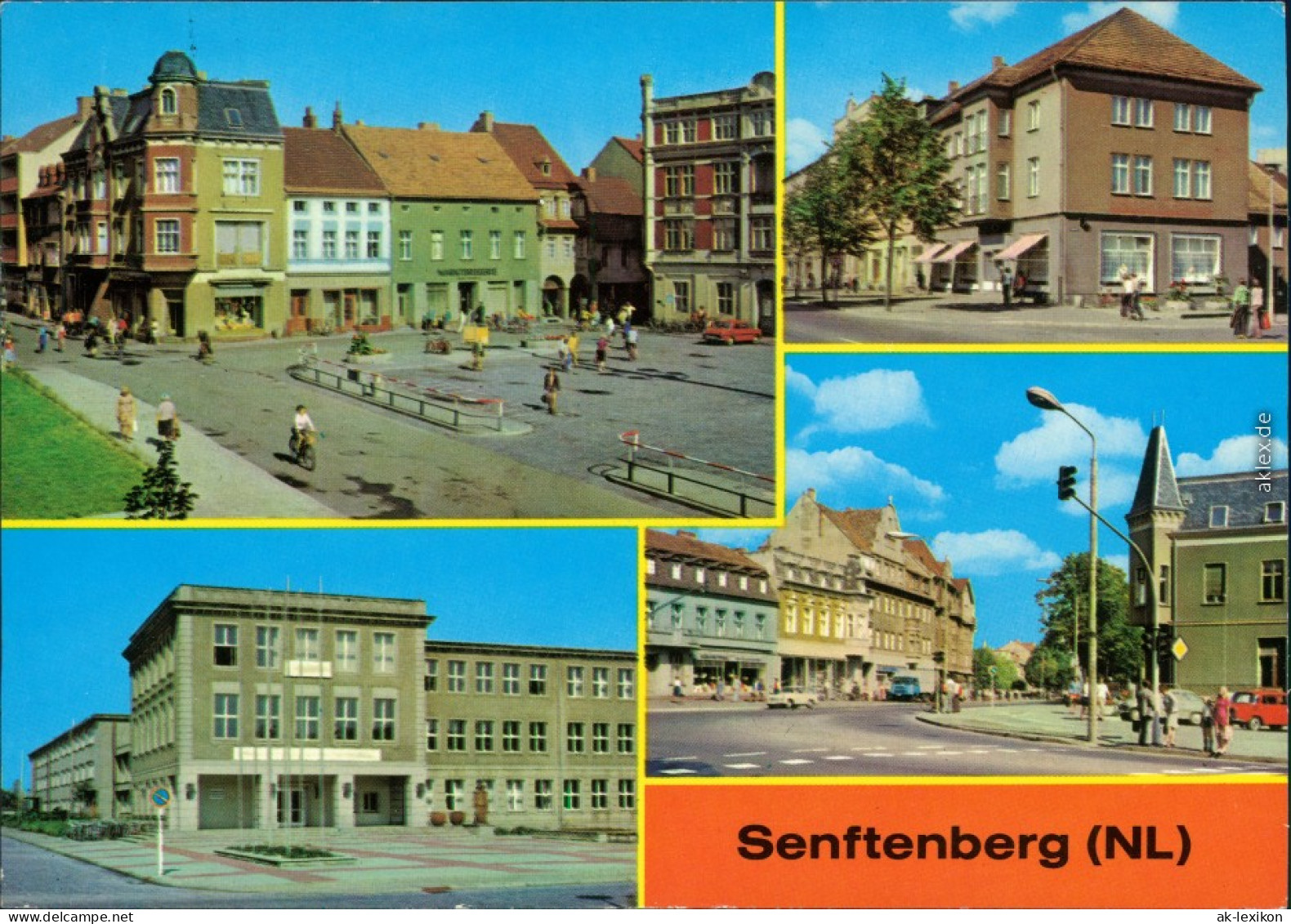 Senftenberg (Niederlausitz)  Stadtcafé Ernst Thälmann, Bahnhofstraße 1985 - Senftenberg