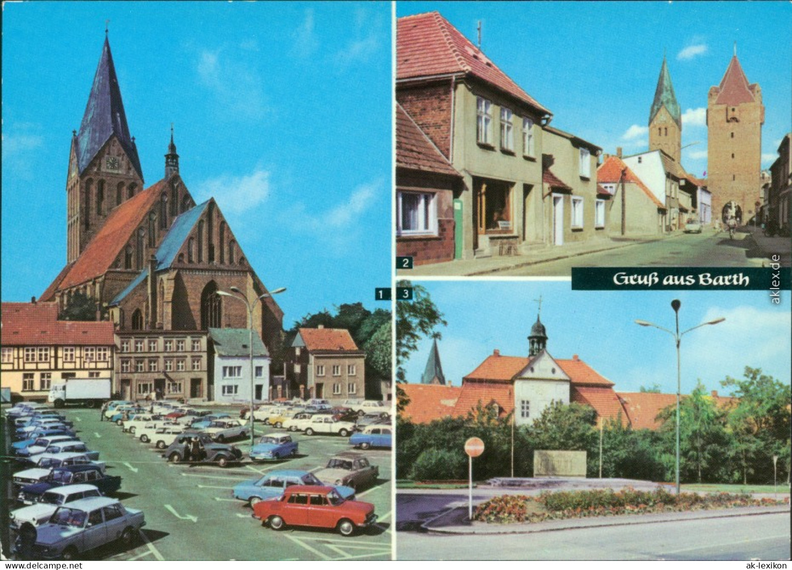Ansichtskarte Barth Marktplatz, Dammtor, Platz Der Freiheit 1978 - Barth