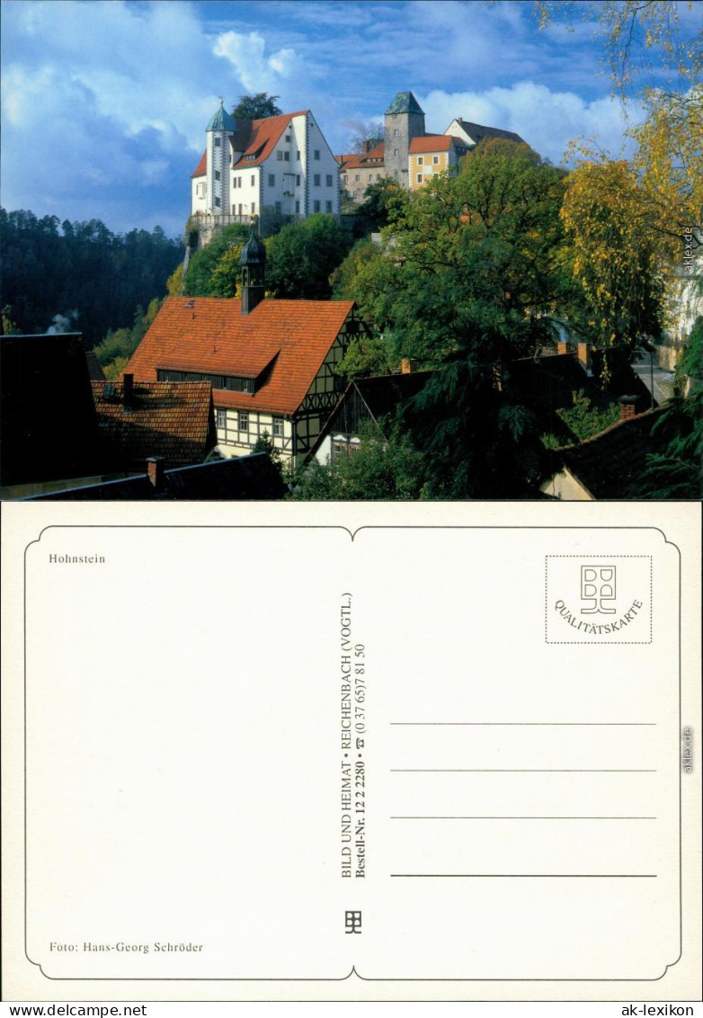 Hohnstein (Sächs. Schweiz) Burg Hohnstein (Sächsische Schweiz) 1995 - Hohnstein (Saechs. Schweiz)