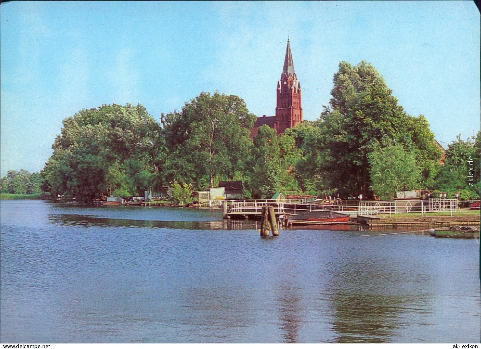 Ansichtskarte Röbel/Müritz Am Hafen 1981 - Roebel