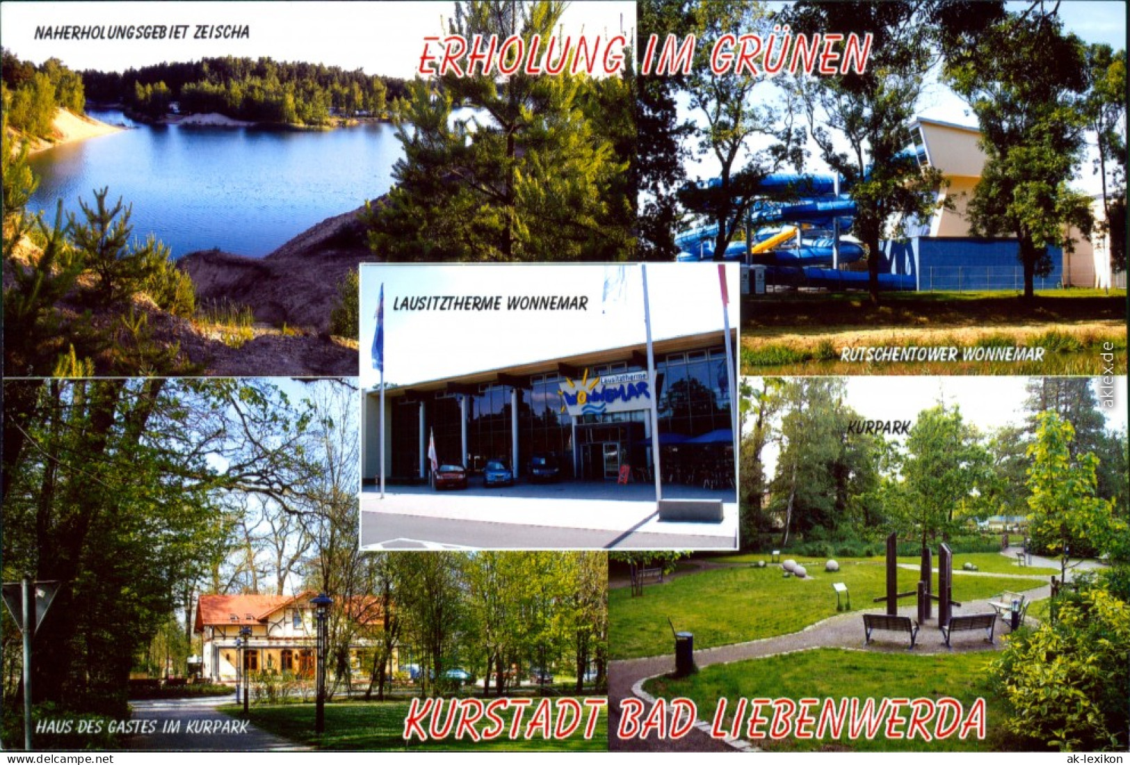 Bad Liebenwerda Waldbad / Schwimmbad, Haus Des Gastes, Kurpark 2000 - Bad Liebenwerda