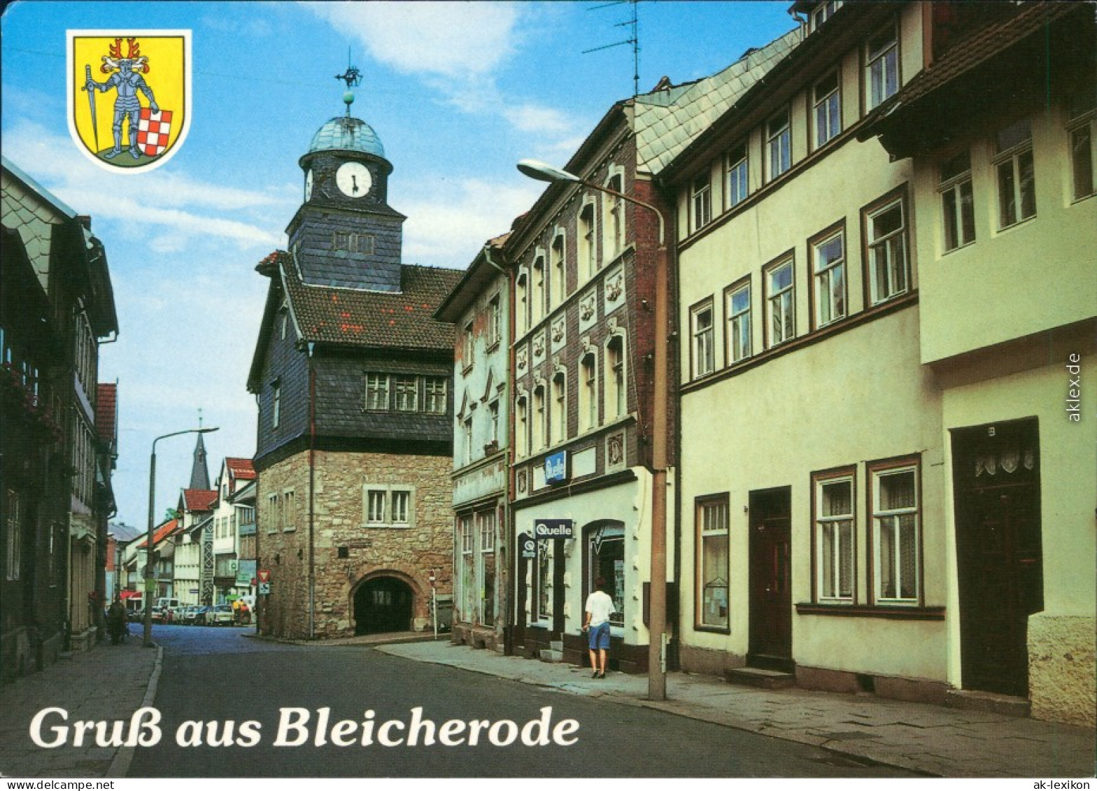 Ansichtskarte Bleicherode Rathaus 1995 - Bleicherode