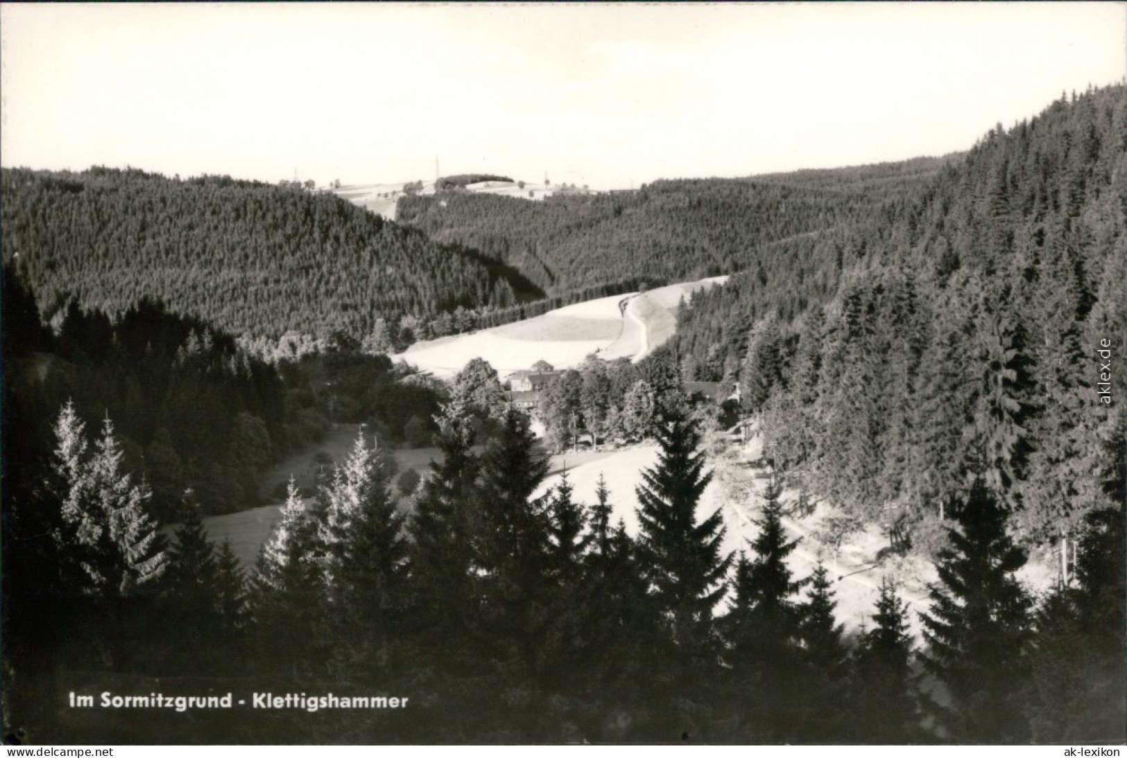 Ansichtskarte Klettigshammer-Wurzbach Panorama-Ansicht, Sormitzgrund 1959 - Wurzbach