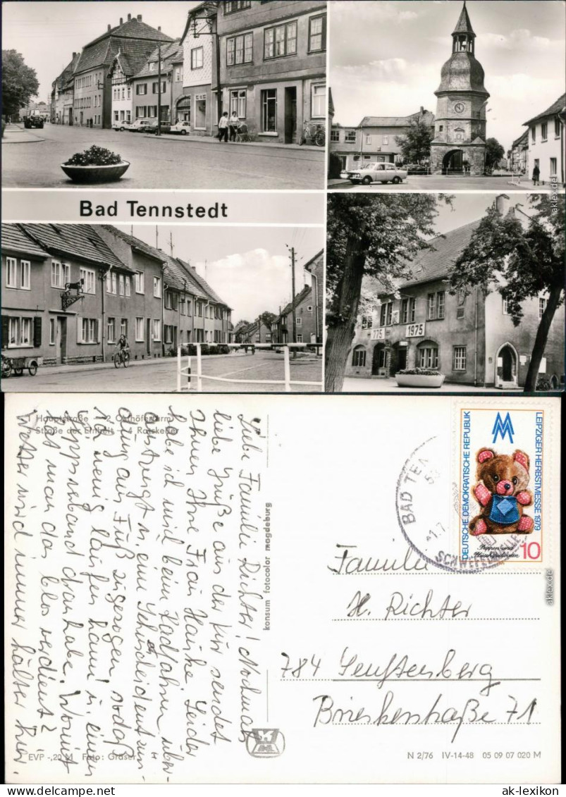 Bad Tennstedt Hauptstraße, Osthöferturm, Straße Der Einheit, Ratskeller 1976 - Bad Tennstedt