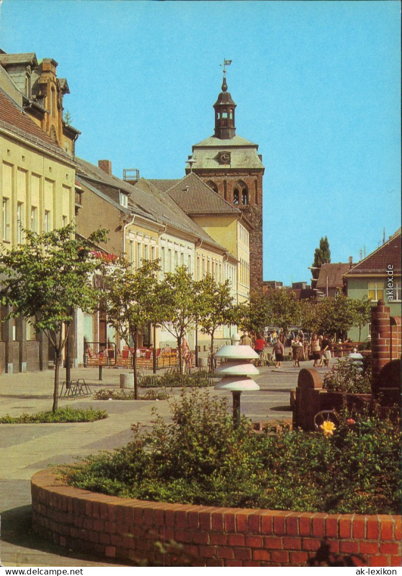 Ansichtskarte Luckenwalde Ernst-Thälmann-Straße 1983 - Luckenwalde