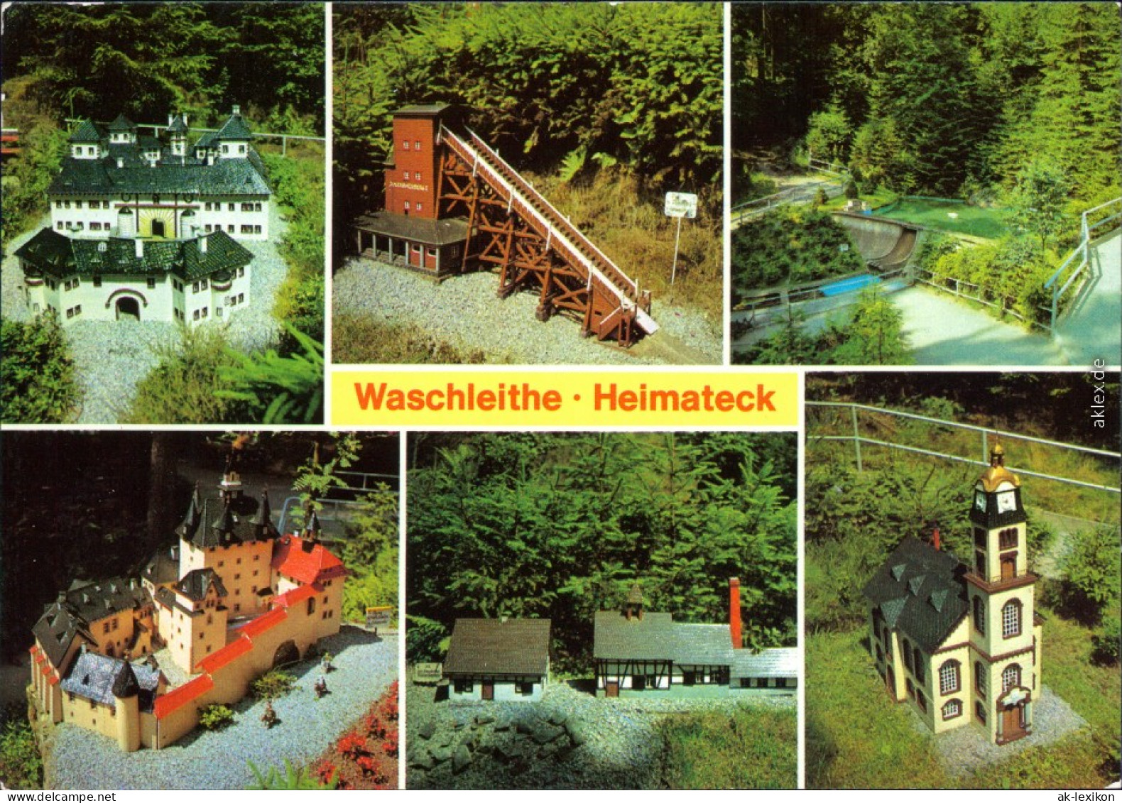 Waschleithe-Grünhain-Beierfeld Augustusburg, Alte Fichtelbergschanze    1984 - Grünhain