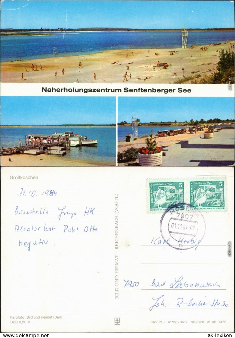 Großkoschen-Senftenberg    Seite  Niederlausitz Beobachtungsturm  1978 - Senftenberg