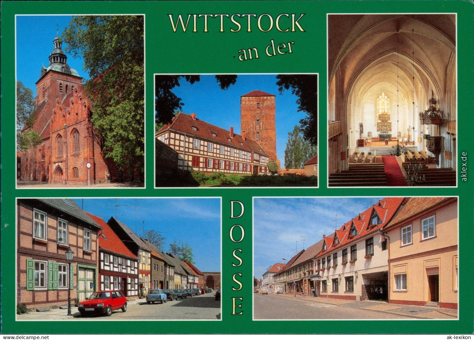 Wittstock/Dosse Marienkirche, Ostprignitzmuseum Und Amtsturm,   1995 - Wittstock