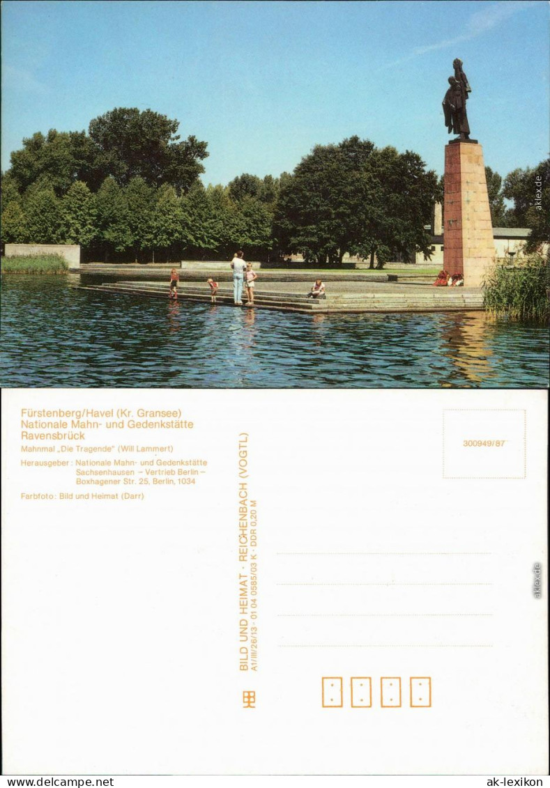 Fürstenberg Havel Mahn- Und Gedenkstätte Konzentrationslager Ravensbrück 1987 - Fuerstenberg