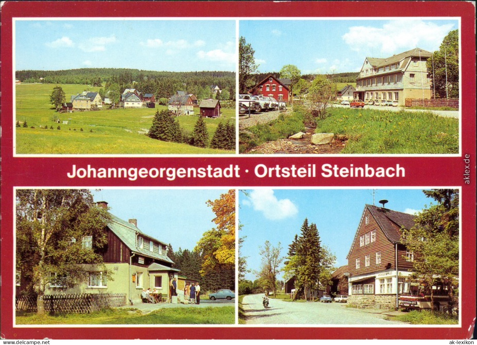 Steinbach Teilansicht, Betriebsferienheim Des VEB, Gasthaus "Sauschwemme", 1984 - Johanngeorgenstadt