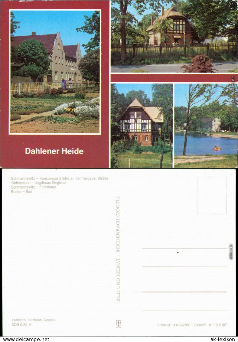 Ochsensaal Dahlen Dahlener Heide: Gaststätte, Konsum-Tagescafé "Jagdhaus 1980 - Dahlen