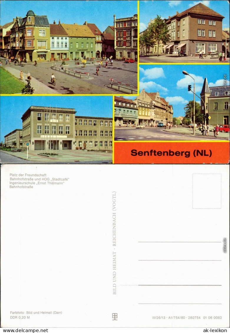 Senftenberg (Niederlausitz) Stadtcafé Ernst Thälmann, Bahnhofstraße 1980 - Senftenberg