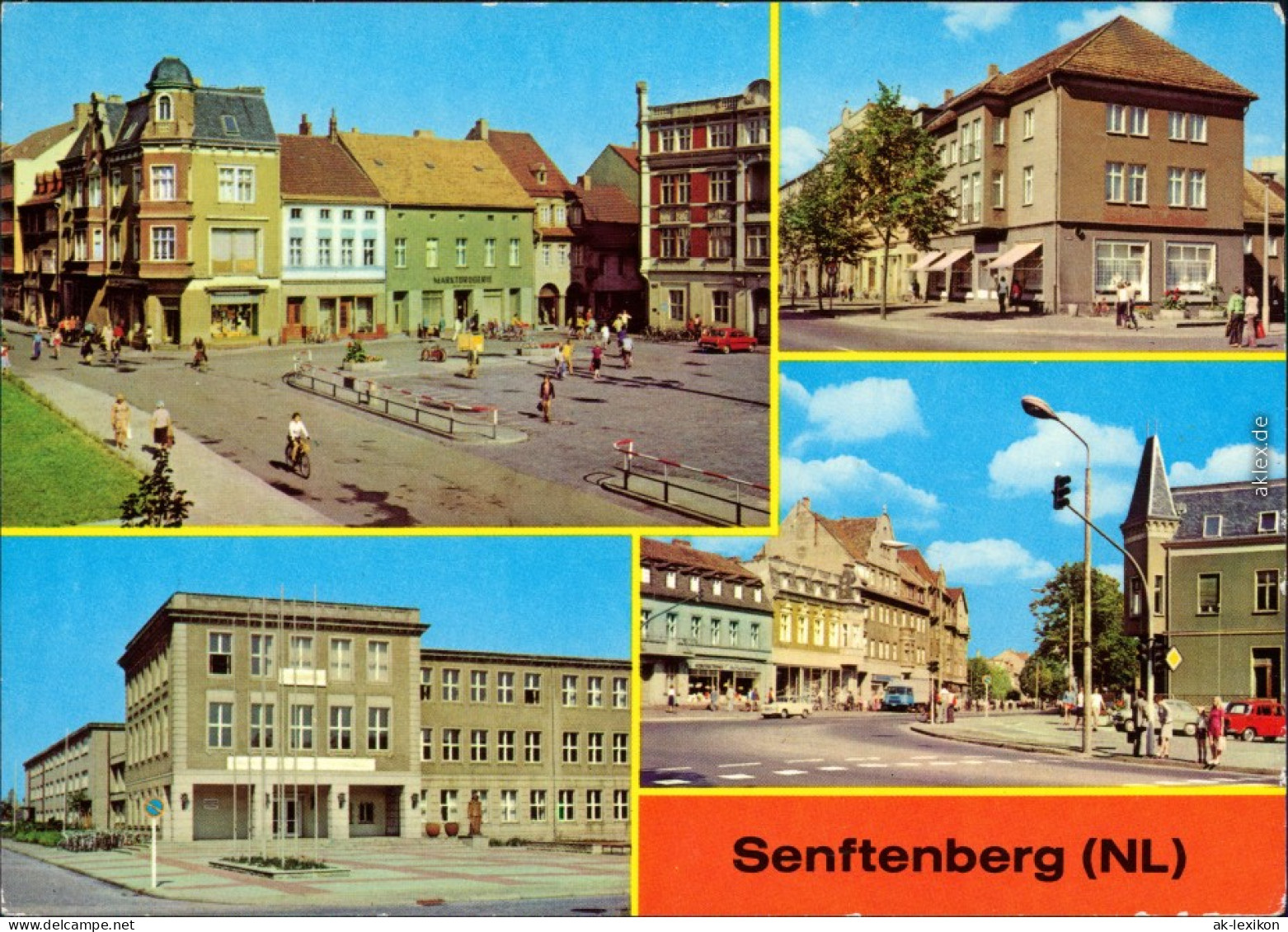 Senftenberg (Niederlausitz) Stadtcafé Ernst Thälmann, Bahnhofstraße 1980 - Senftenberg