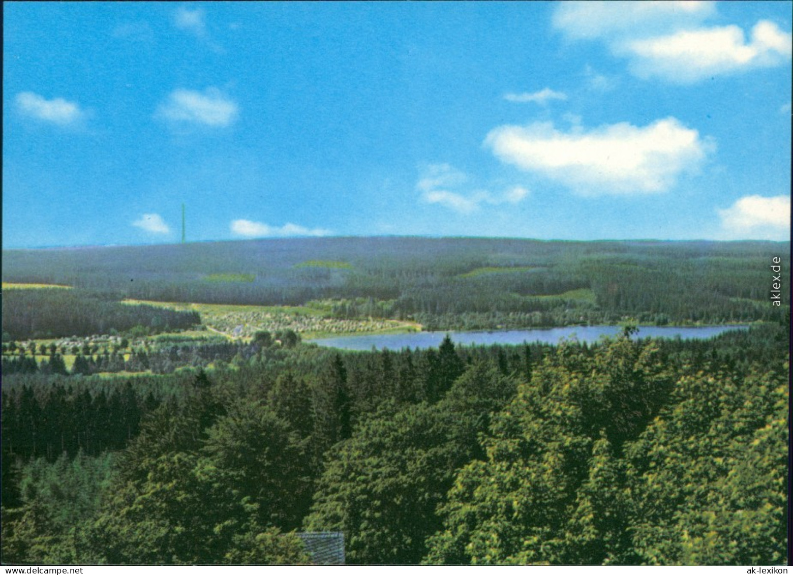 Ansichtskarte Ehrenfriedersdorf Greifenbachstauweiher 1976 - Ehrenfriedersdorf