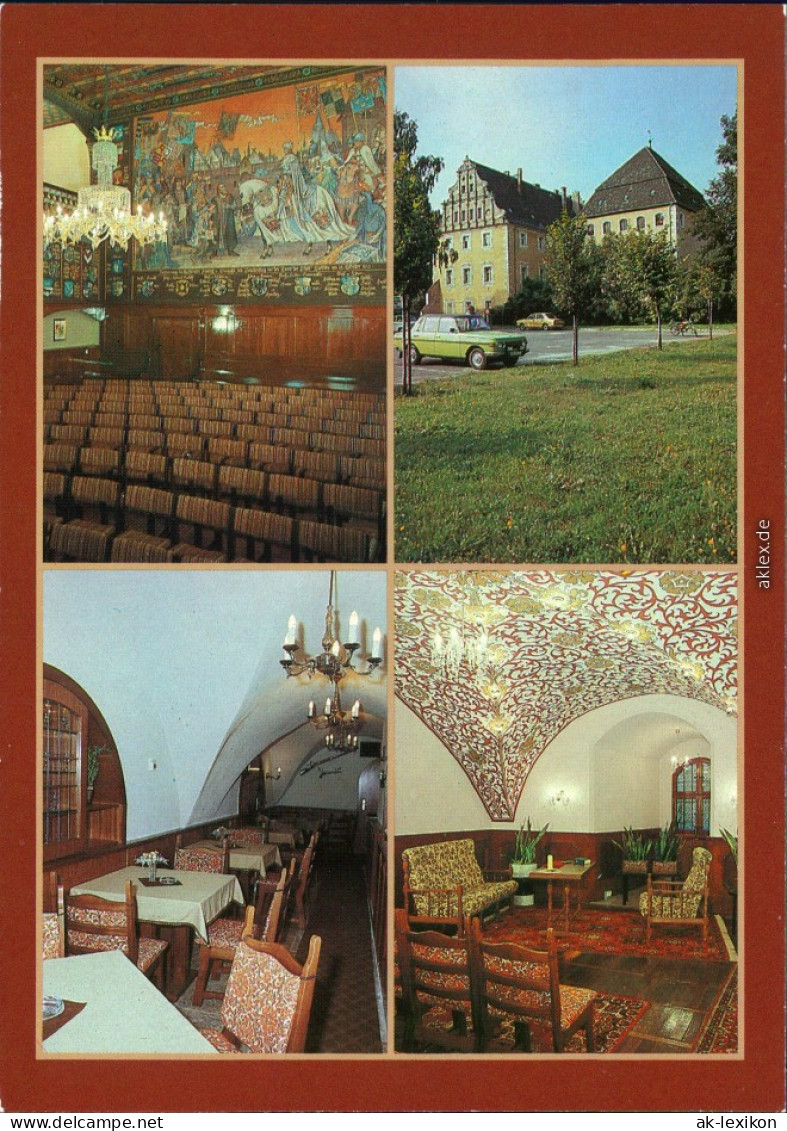 Ansichtskarte Lübben (Spreewald) Lubin (B&#322;ota) Schloßturm 1986 - Lübben (Spreewald)