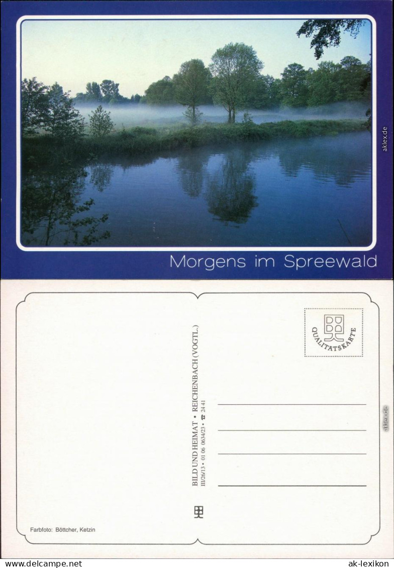 Lübben (Spreewald) Lubin Morgens Im Spreewald - Kanal Im Nebel 1995 - Luebben (Spreewald)