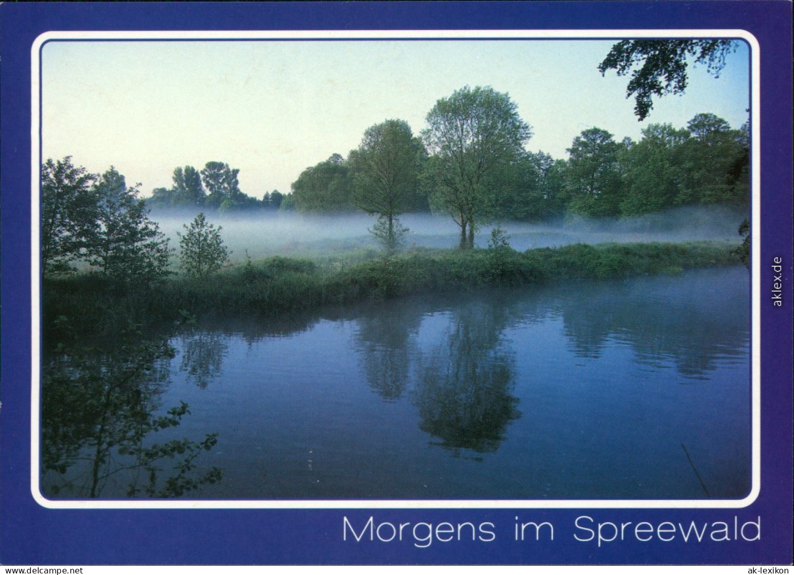 Lübben (Spreewald) Lubin Morgens Im Spreewald - Kanal Im Nebel 1995 - Luebben (Spreewald)