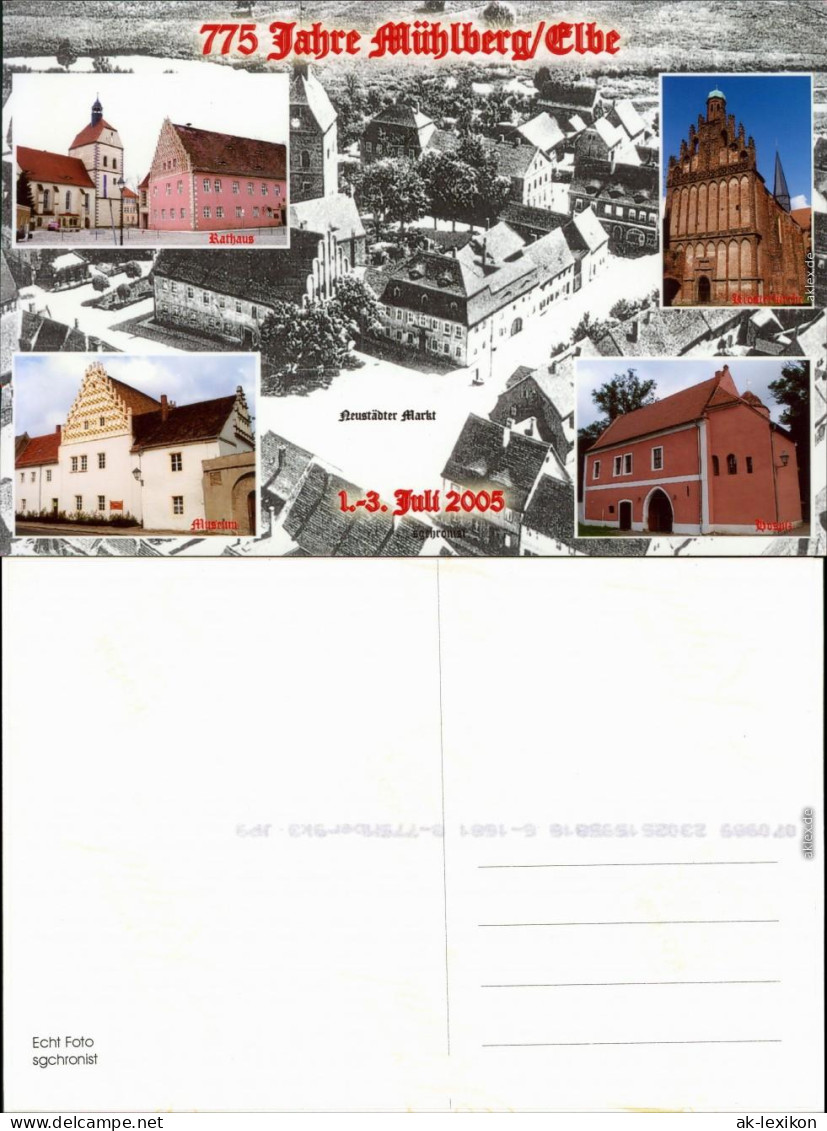Mühlberg&#47;Elbe Mi&#322;ota Rathaus, Klosterkirche, Museum, Hospiz 1990 - Mühlberg