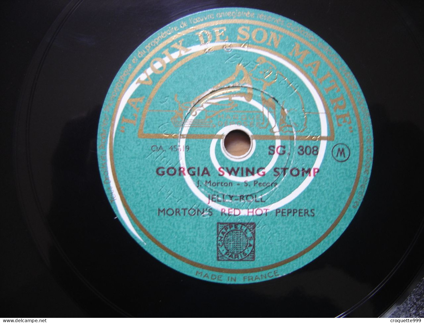 Disque 78 Tours 25 Cm FERD JELLY ROLL MORTON Mournful Serenade VOIX MAITRE Jazz - 78 T - Grammofoonplaten