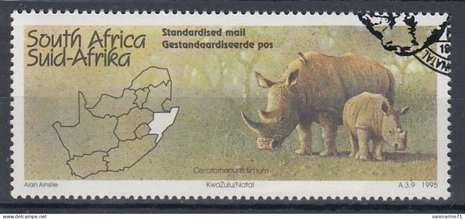 SOUTH AFRICA 954,used - Gebraucht