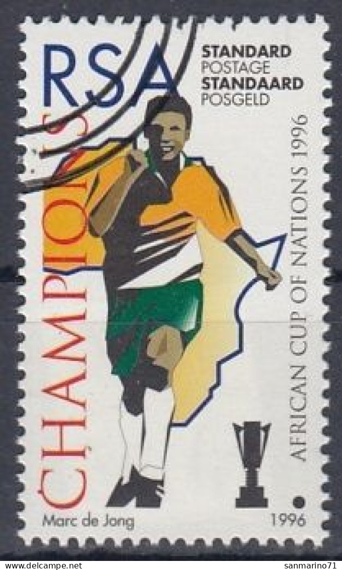 SOUTH AFRICA 991,used,football - Used Stamps