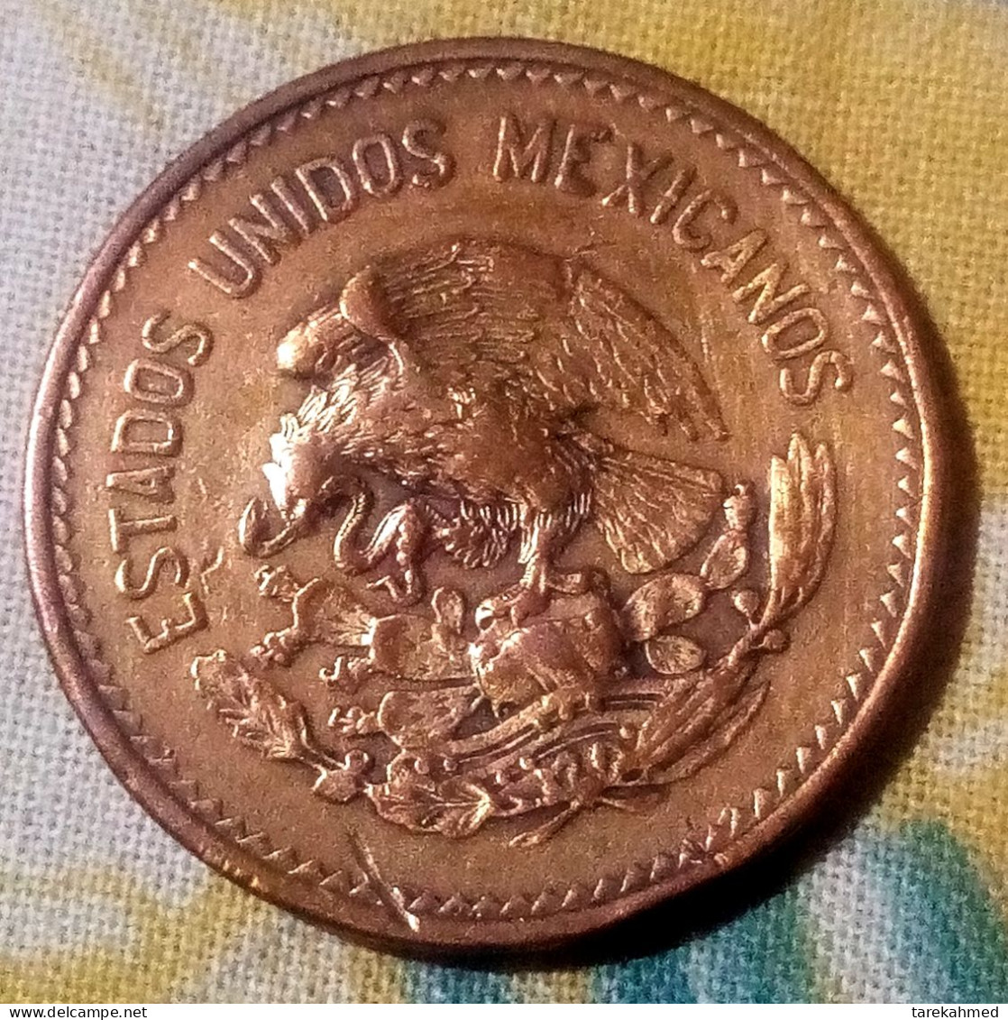Mexico, 20 Centavos, 1953,  KM:439, Perfect, Agouz - México