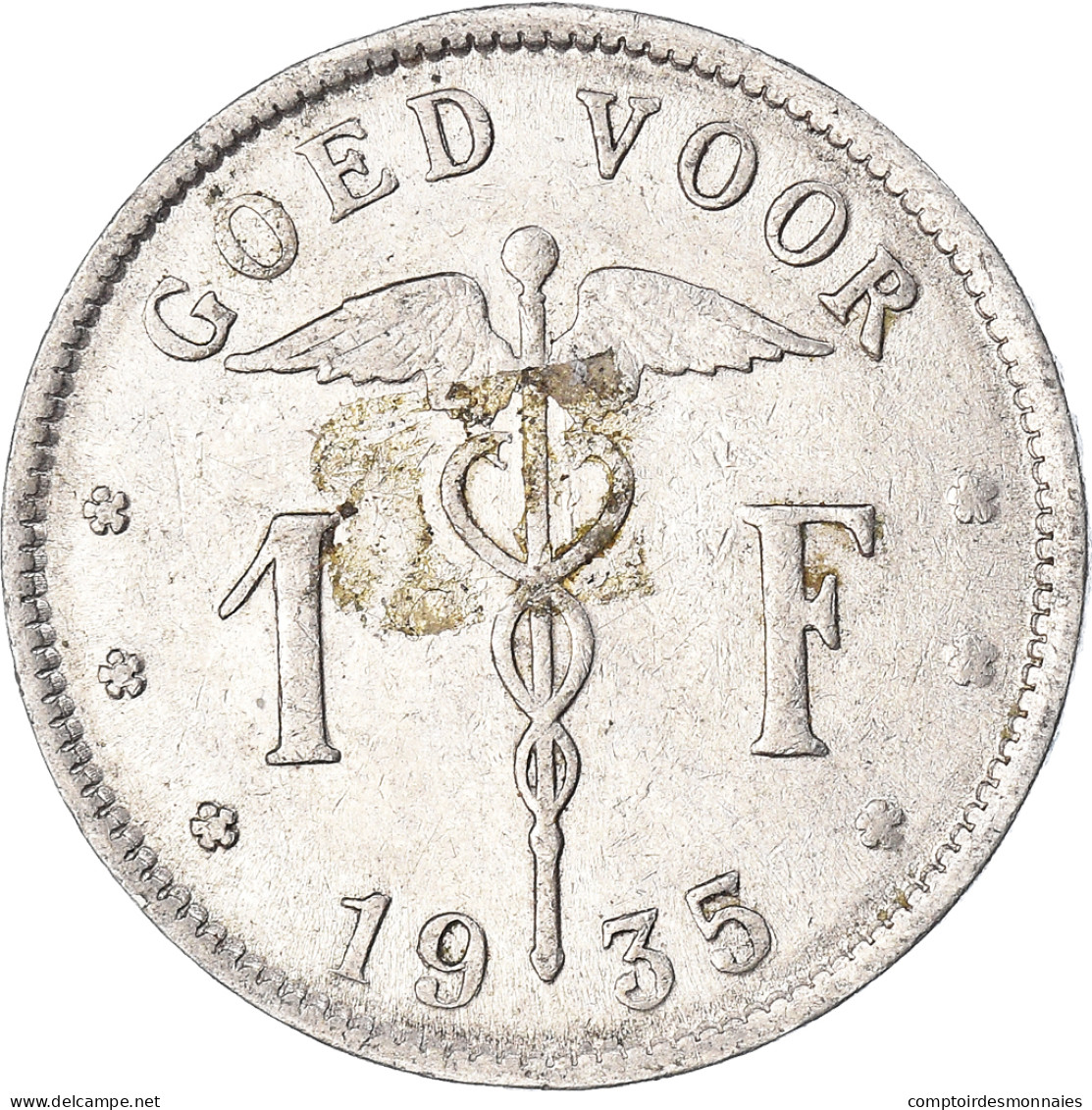 Monnaie, Belgique, Franc, 1935 - 1 Frank