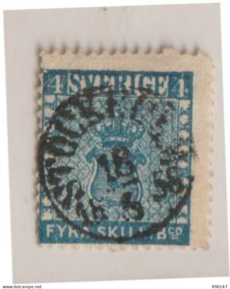 SUEDE --Facit N° 2 --oblitéré STOCKHOLM 18/6 1856 - Used Stamps