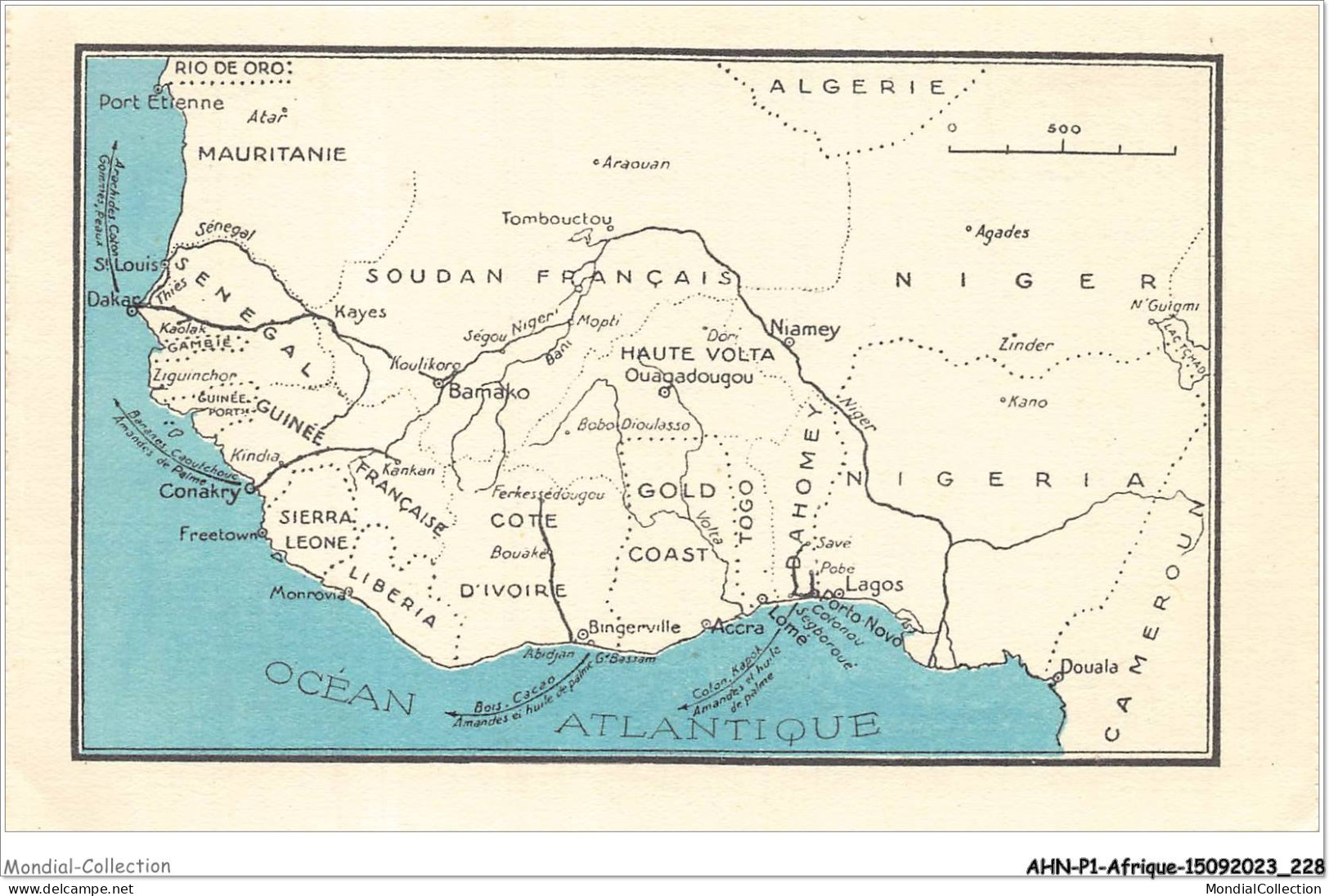 AHNP1-0114 - AFRIQUE - L'Afrique Occidentale Francaise - Sammlungen & Sammellose