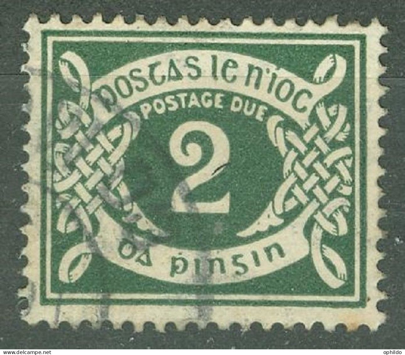 Irlande Taxe 3 Ob TB Cote 12 Euro - Timbres-taxe