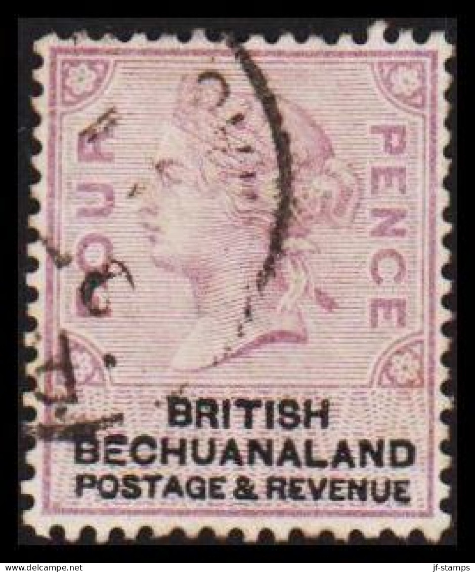 1887. BECHUANALAND. POSTAGE & REVENUE __FOUR PENCE __ Victoria.  (MICHEL 13) - JF542513 - 1885-1964 Protectorat Du Bechuanaland