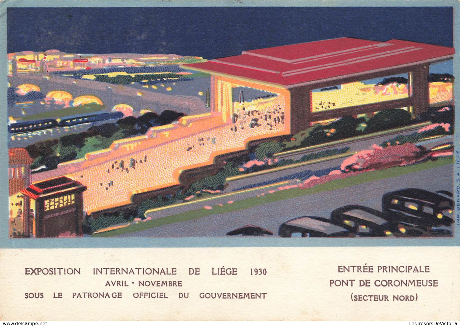 BELGIQUE - Exposition Internationale De Liège 1930 - Entrée Principale Pont De Coronmeuse - Carte Postale Ancienne - Liege