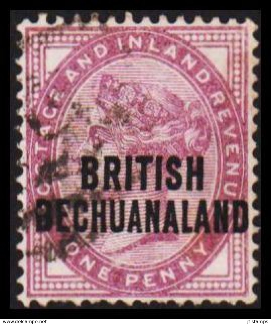 1891. BECHUANALAND. BRITISH BECHUANALAND ONE PENNY Victoria.  (MICHEL 40) - JF542517 - 1885-1964 Bechuanaland Protettorato