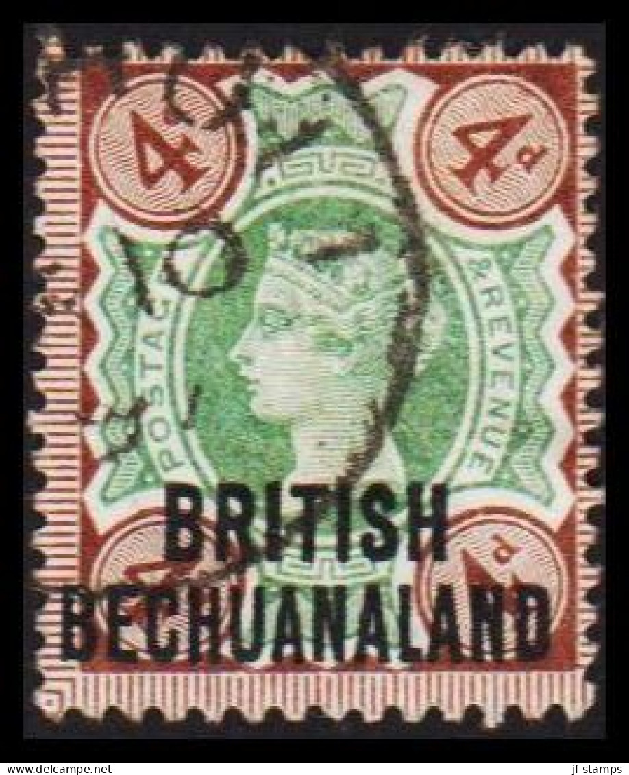 1891. BECHUANALAND. BRITISH BECHUANALAND 4 D Victoria.  (MICHEL 42) - JF542519 - 1885-1964 Bechuanaland Protectorate