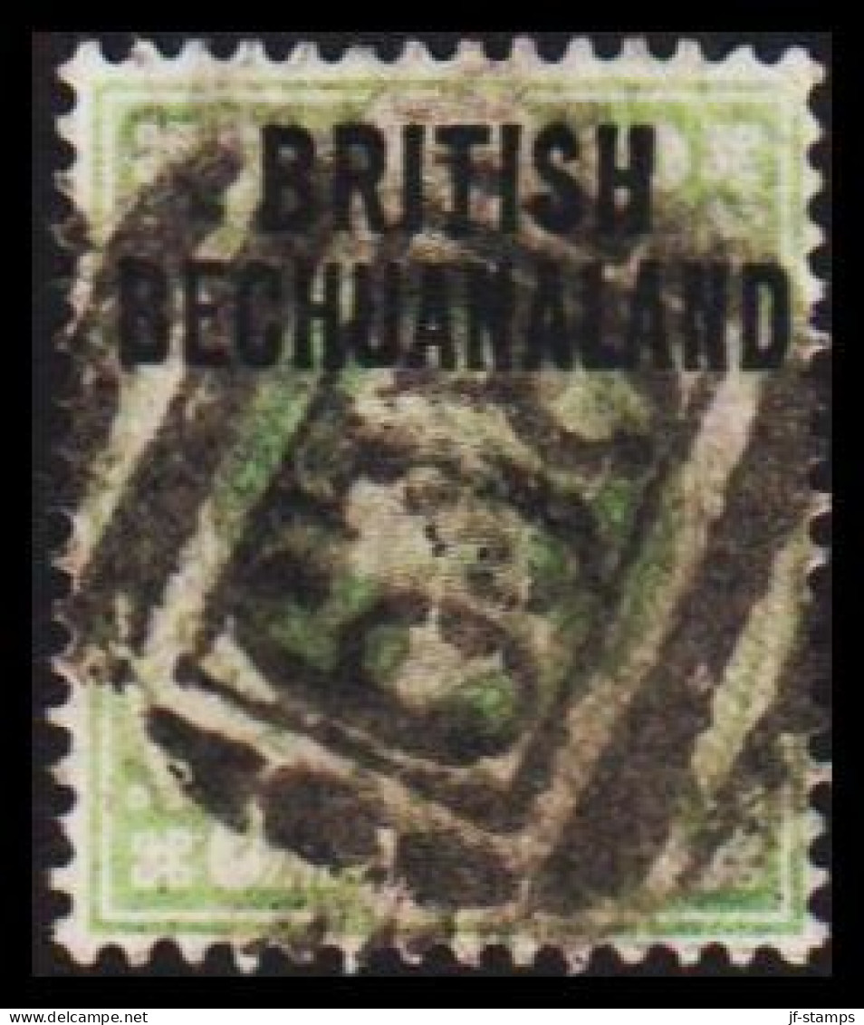 1891. BECHUANALAND. BRITISH BECHUANALAND ONE SHILLING Victoria. Interesting Cancel. (MICHEL 44) - JF542521 - 1885-1964 Bechuanaland Protectorate