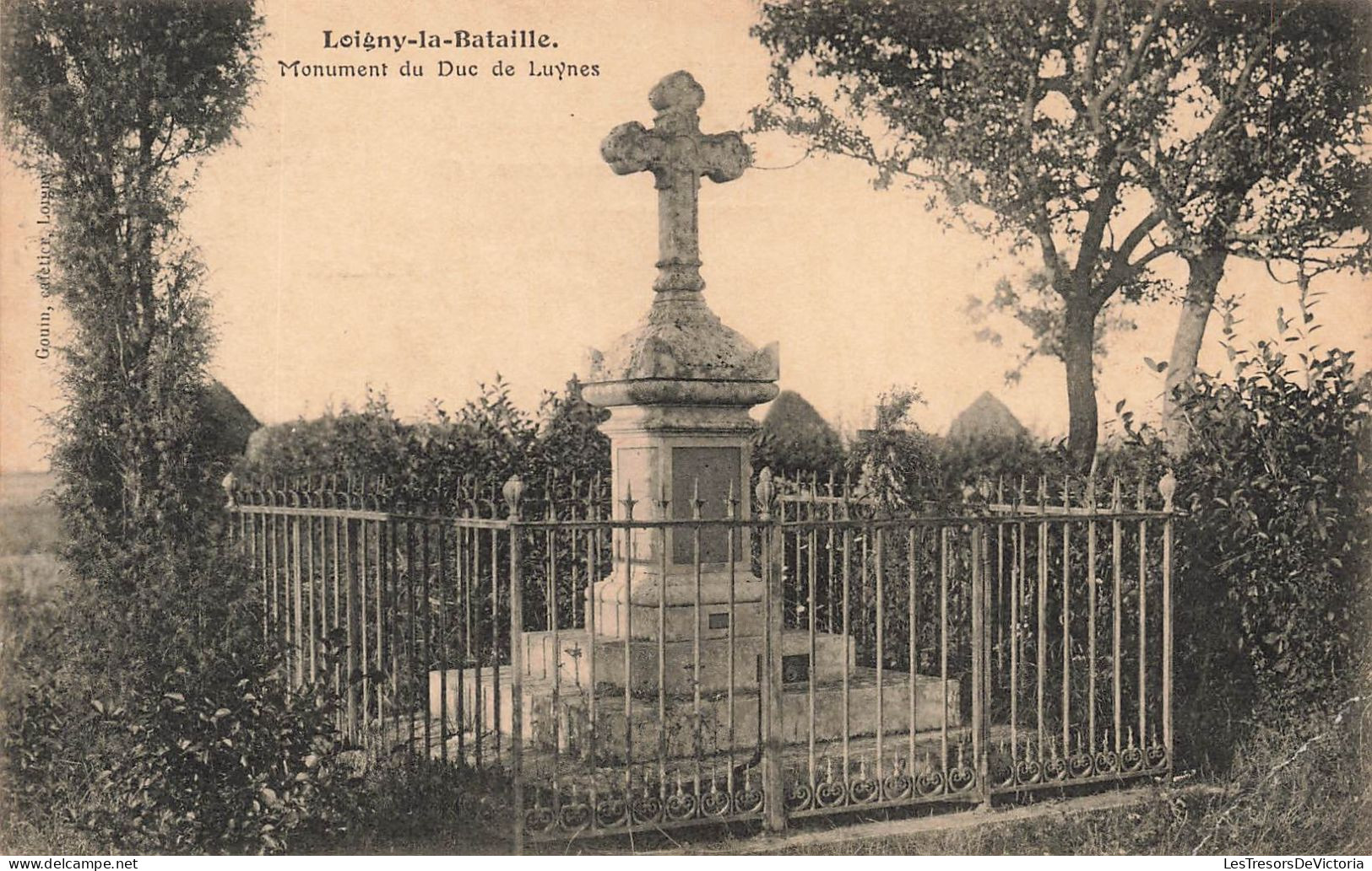 FRANCE - Loigny La Bataille - Monument Du Duc De Luynes - Carte Postale Ancienne - Loigny