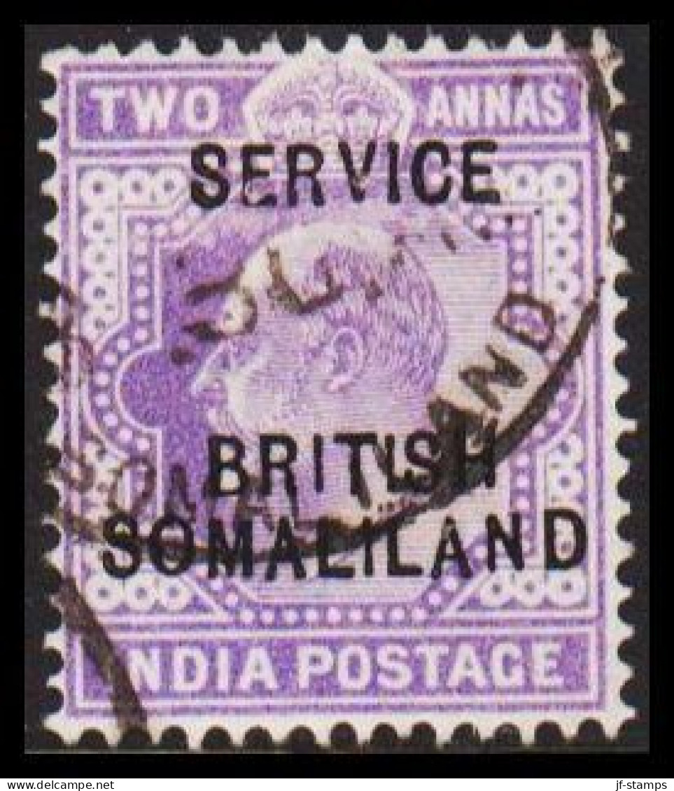 1903. BRITISH SOMALILAND. Overprint On Edward VII. TWO ANNAS INDIA POSTAGE.  (Michel 16) - JF542557 - Somalilandia (Protectorado ...-1959)