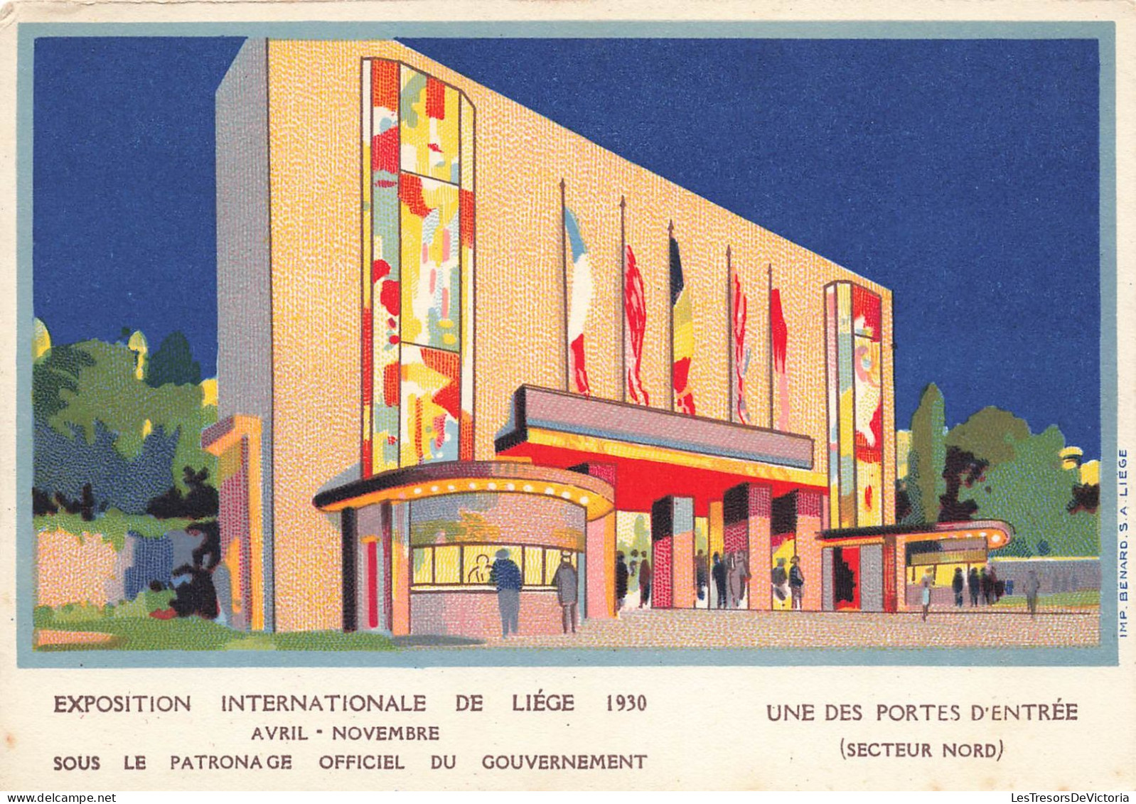 BELGIQUE - Exposition Internationale De Liège 1930 - Une Des Portes D'entrée (secteur Nord) - Carte Postale Ancienne - Lüttich